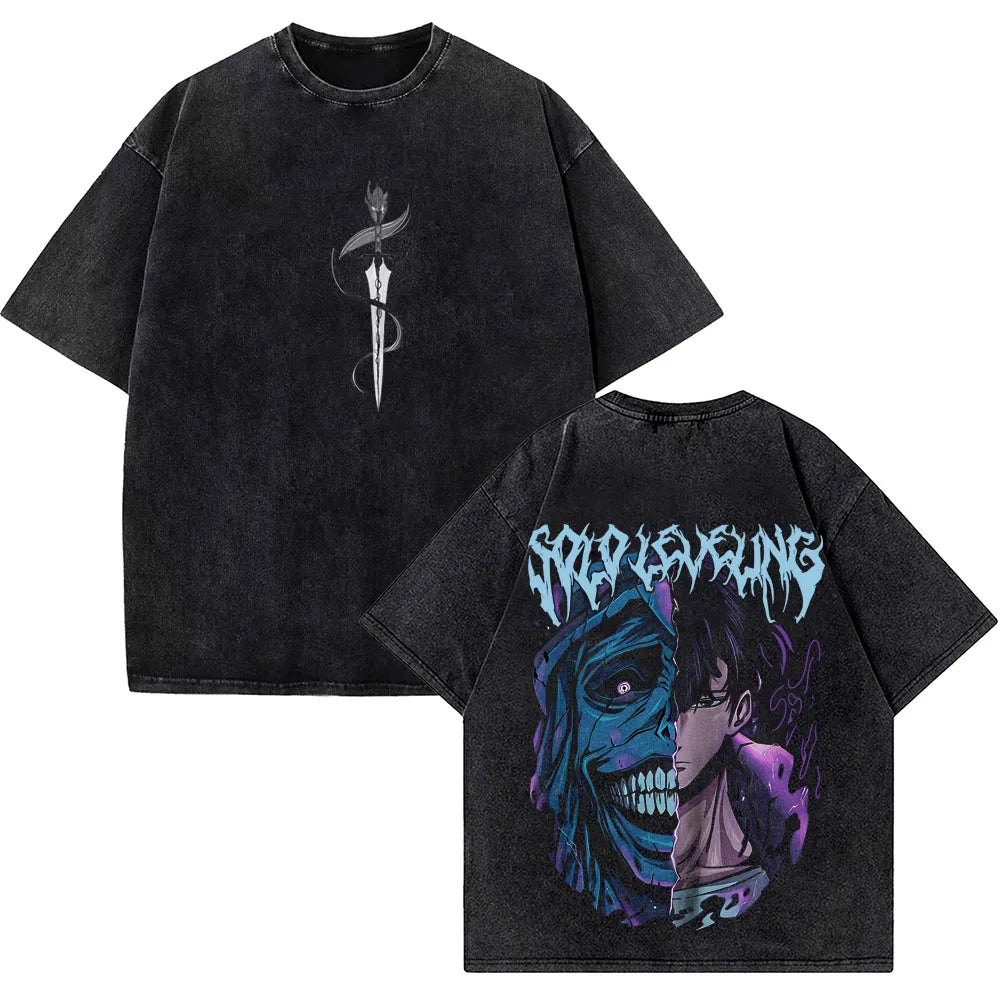 "SHADOW RISE" ANIME THEMED OVERSIZED TEE